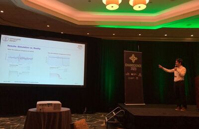 Matthias Hafner presents research on stablecoin at Wolfram ChainScience