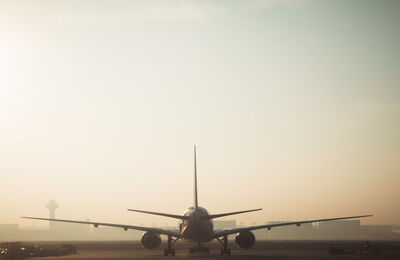 Starten des Flugzeugs