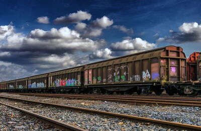 train de marchandises