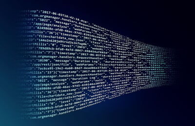 Lines of codes floating