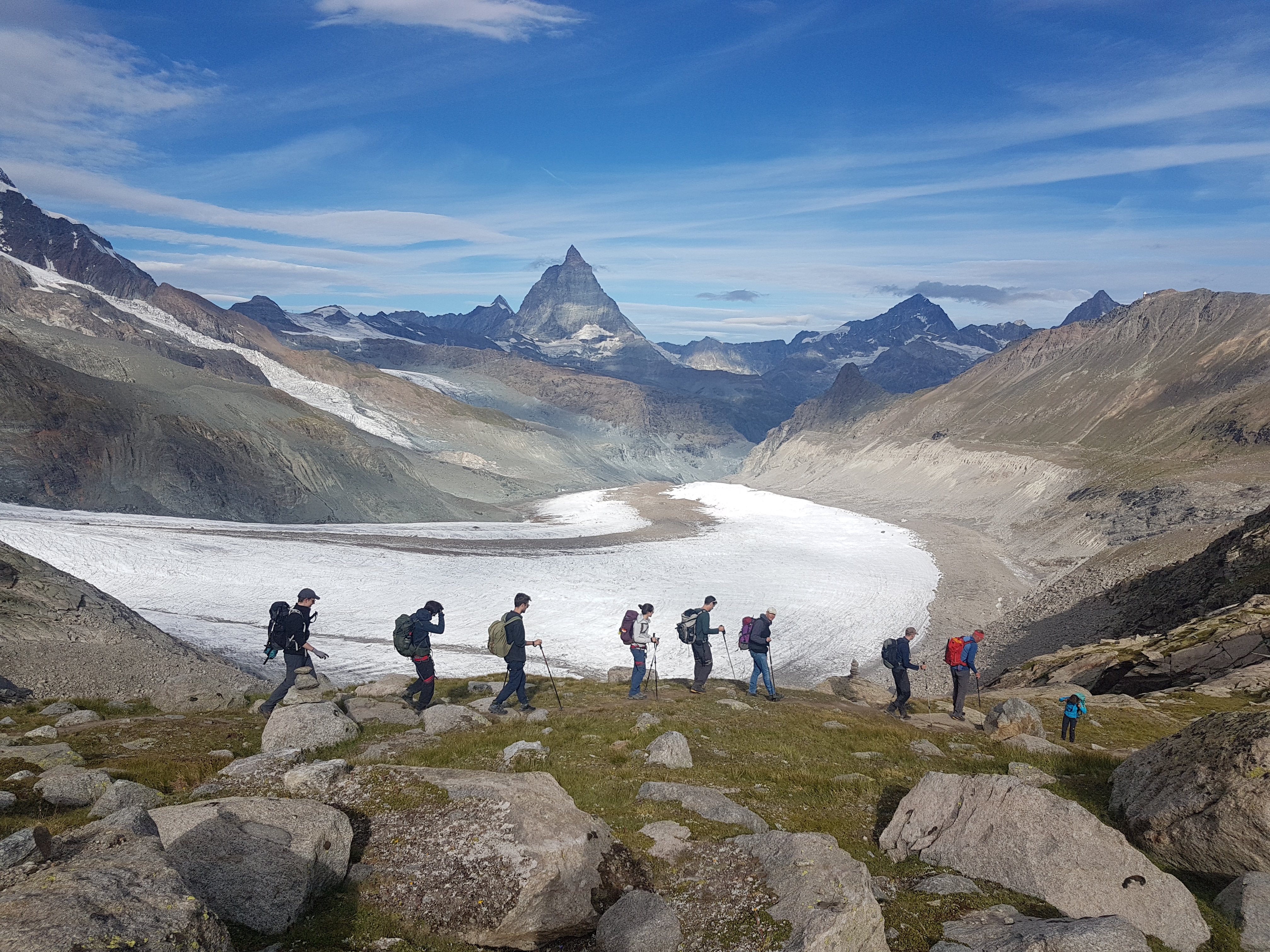 Auf dem Panoramaweg zurück nach Zermatt